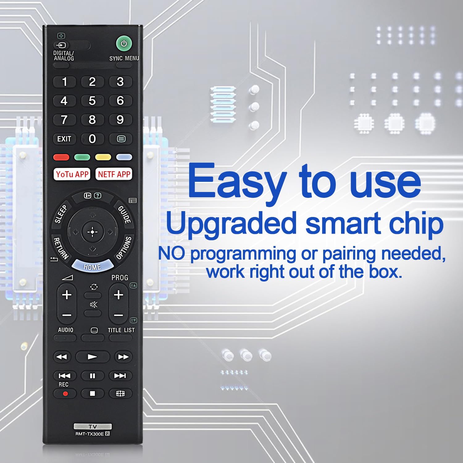 SONY RMT-300E リモコン Amazon | ANKONIC テレビリモコン Sony ソニー適用 RMT-TX300E