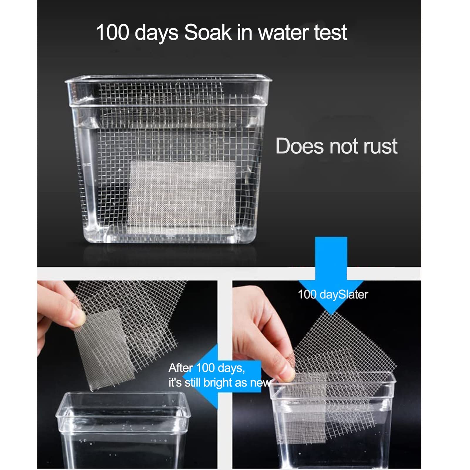 Drahtgeflecht 6Mesh 8Mesh Drahtgitter feinmaschig edelstahlgitter Woven Wire Mesh Wühlmausgitter Metallgitter Feinmaschig Drahtgeflecht Maulwurfsperre Schutzgitter Edelstahlgitter Wire Mesh ( Color :