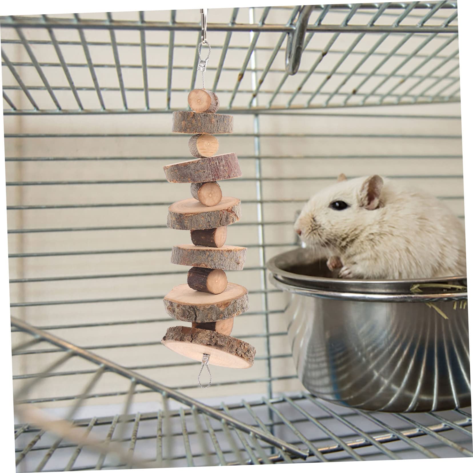 ibasenice Kaninchenspielzeug für Hamster und Haustiere Beißspielzeug zum Kauen Kauspielzeug für Kaninchen und Meerschweinchen Beruhigendes Kauspielzeug für Tiere
