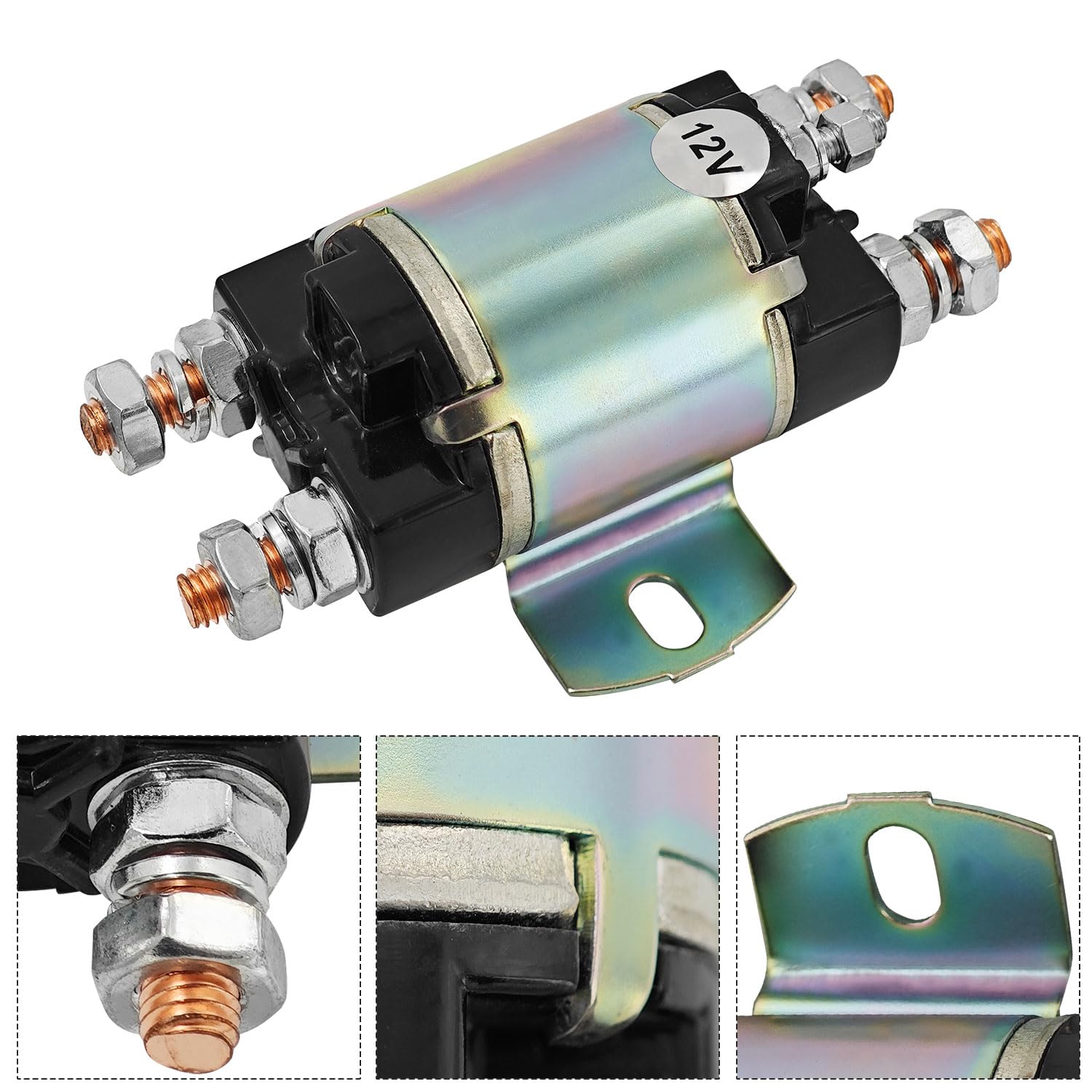 ゆう M.A DCD 80 J17-81950-01 Solenoid Fit for Yamaha G1 Gas Golf Cart 12V 6