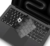 Premium Keyboard Cover for 2025-2023 MacBook Pro 14 16 inch M4 M3 Pro&sol;Max Chip Liquid Retina Display & Touch ID Keyboard Protector Accessories -Space Black