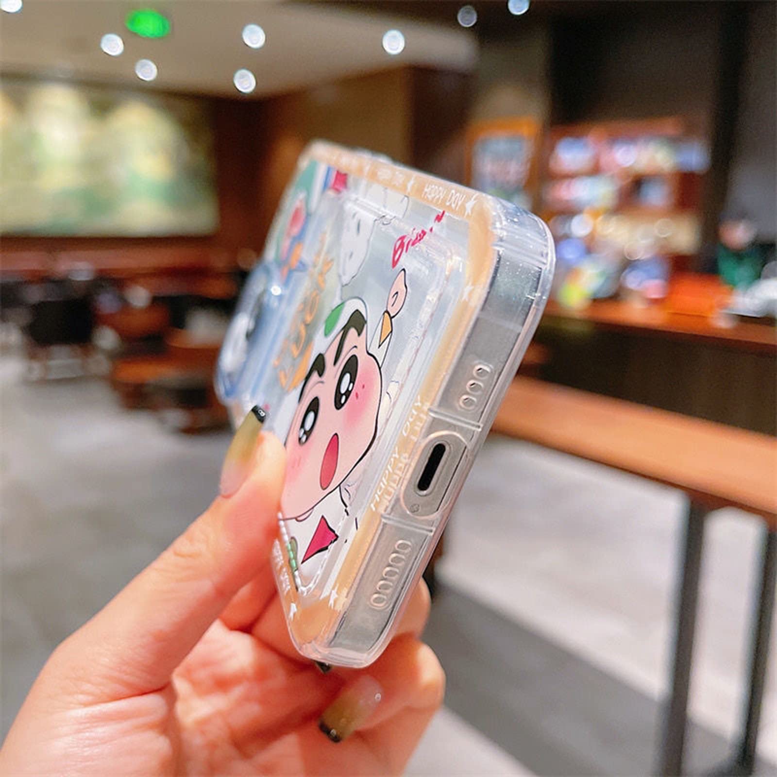 Amazon.co.jp: クレヨンしんちゃん iPhone17Pro クリア ケース 対応Air
