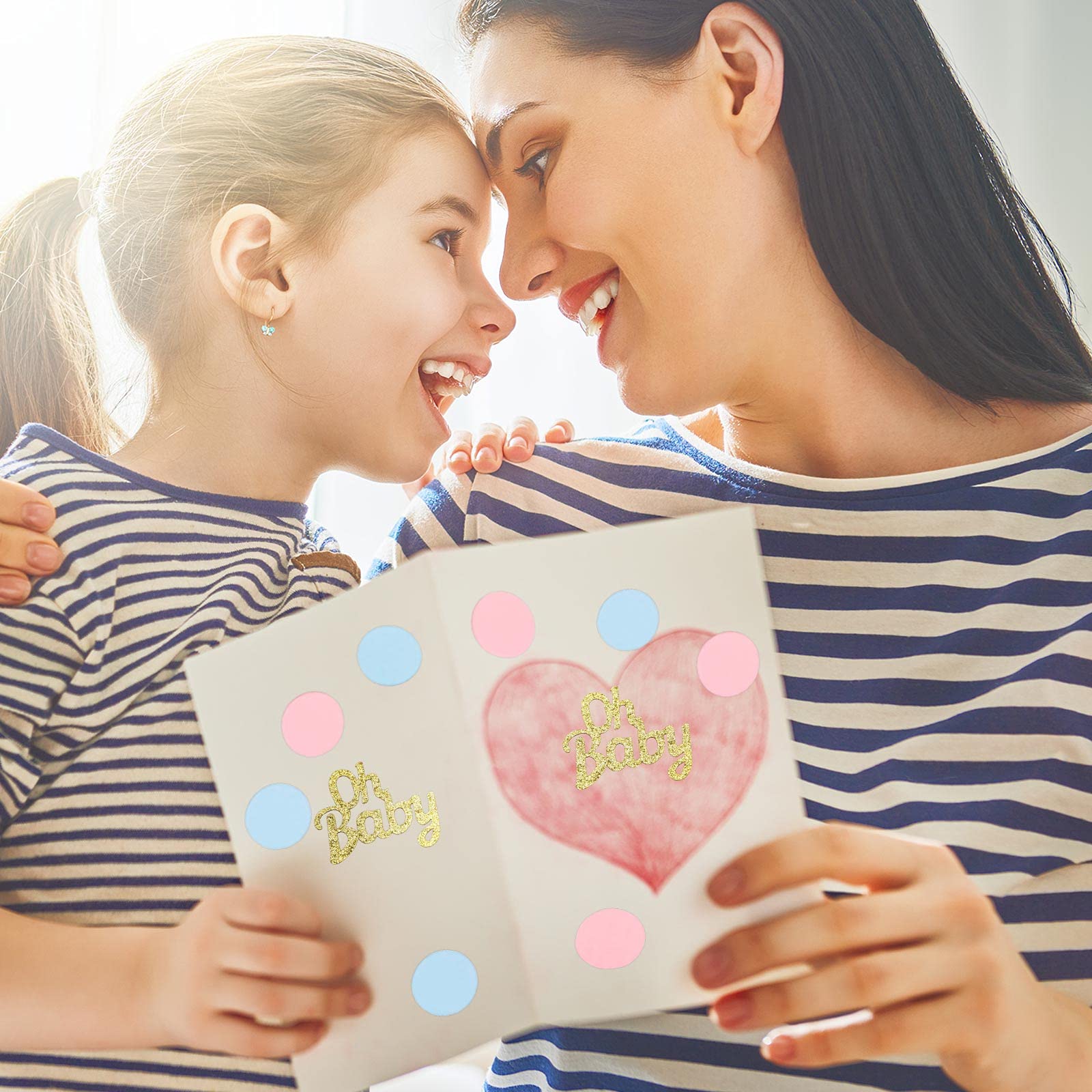Papierkonfetti Geschlechtsoffenbarung – Rosa & Blau, 15 G, Für Babyparty & Geburtstag