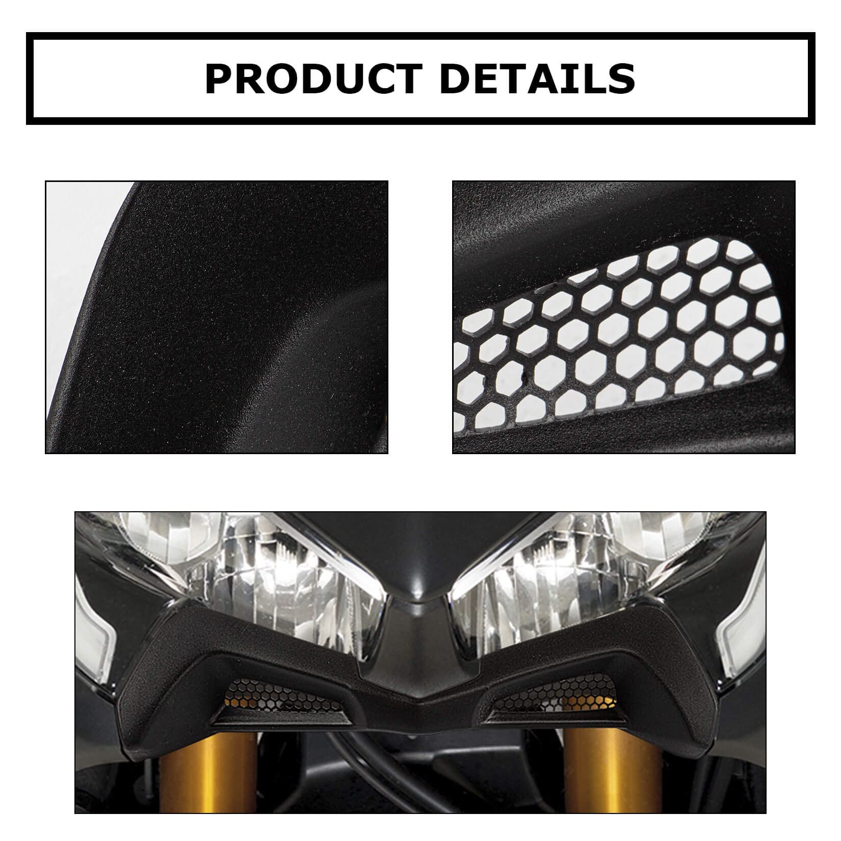 Decorazione Della Presa D'aria Adatta per TMAX 530 2017-2019 e per Tmax 560 2020-2021 PSLER Accessori per Spoiler per Spoiler Anteriore per Moto