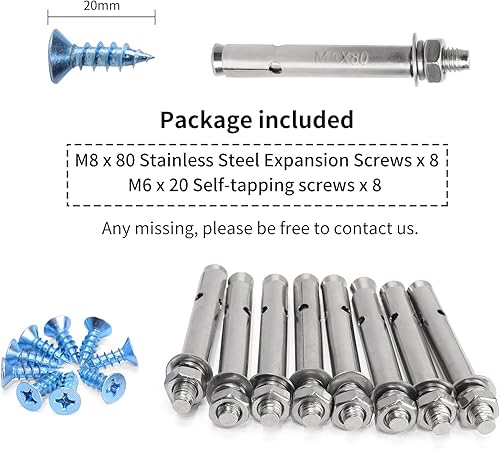 Miniatura 5 de YUMORE Soportes de estante resistentes de 10 pulgadas, soportes en L de soporte de encimera de 15 pulgadas de grosor, soporte de estante de metal