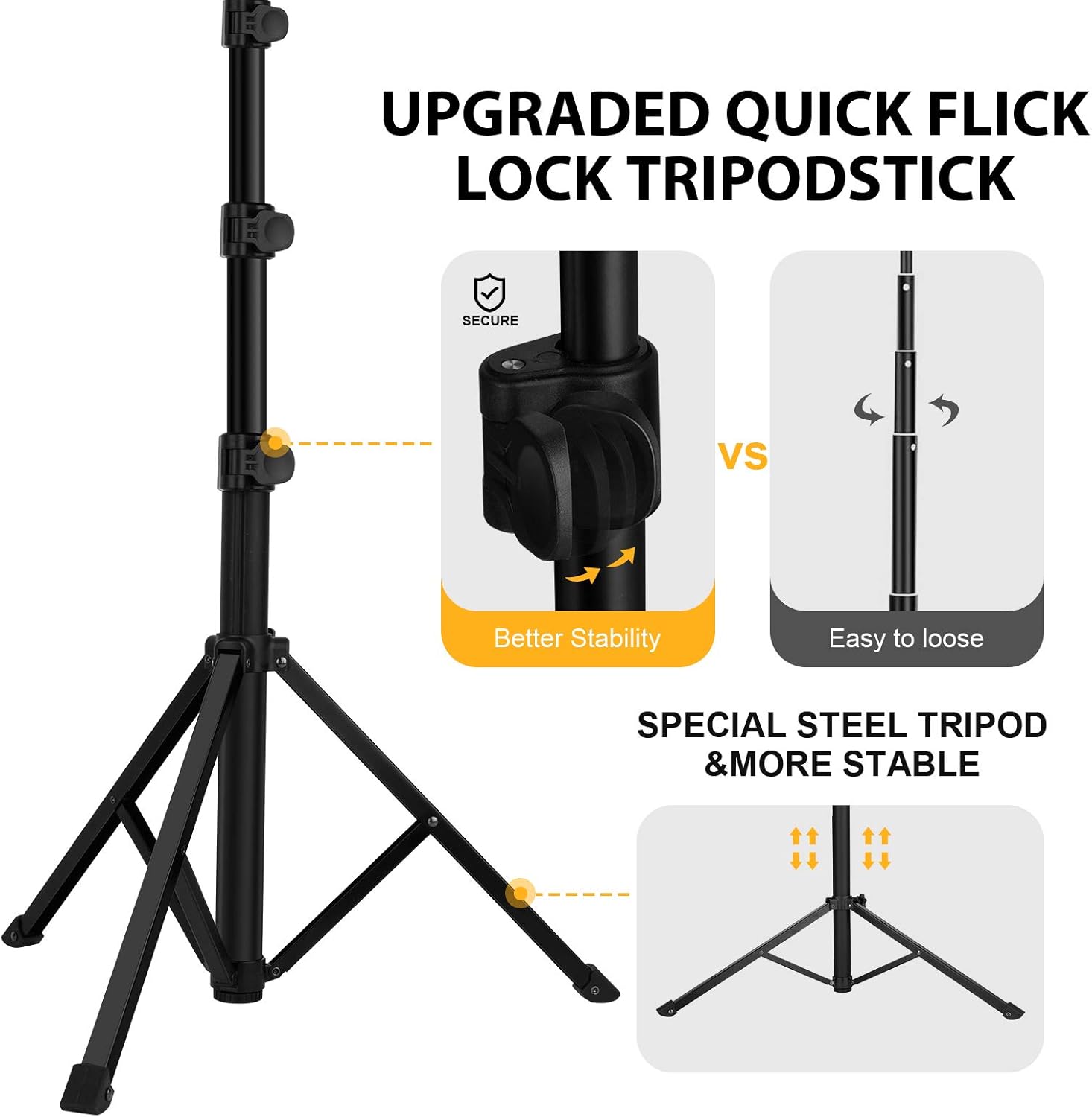 Ring Light with Stand and Phone Holder, 10'' LED Selfie Ring Light with Tripod (17''-73'') Bluetooth Remote for iPad/Tablet/Video Recording/Live Stream/Makeup/YouTube/Photography, 3 Color Modes