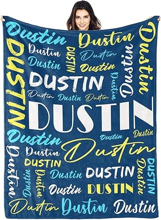 Personalized Blankets for Kids with Names Customized Blankets with Name for Adult Custom Blanket Gift for Birthday Christmas Valentines Day Gift