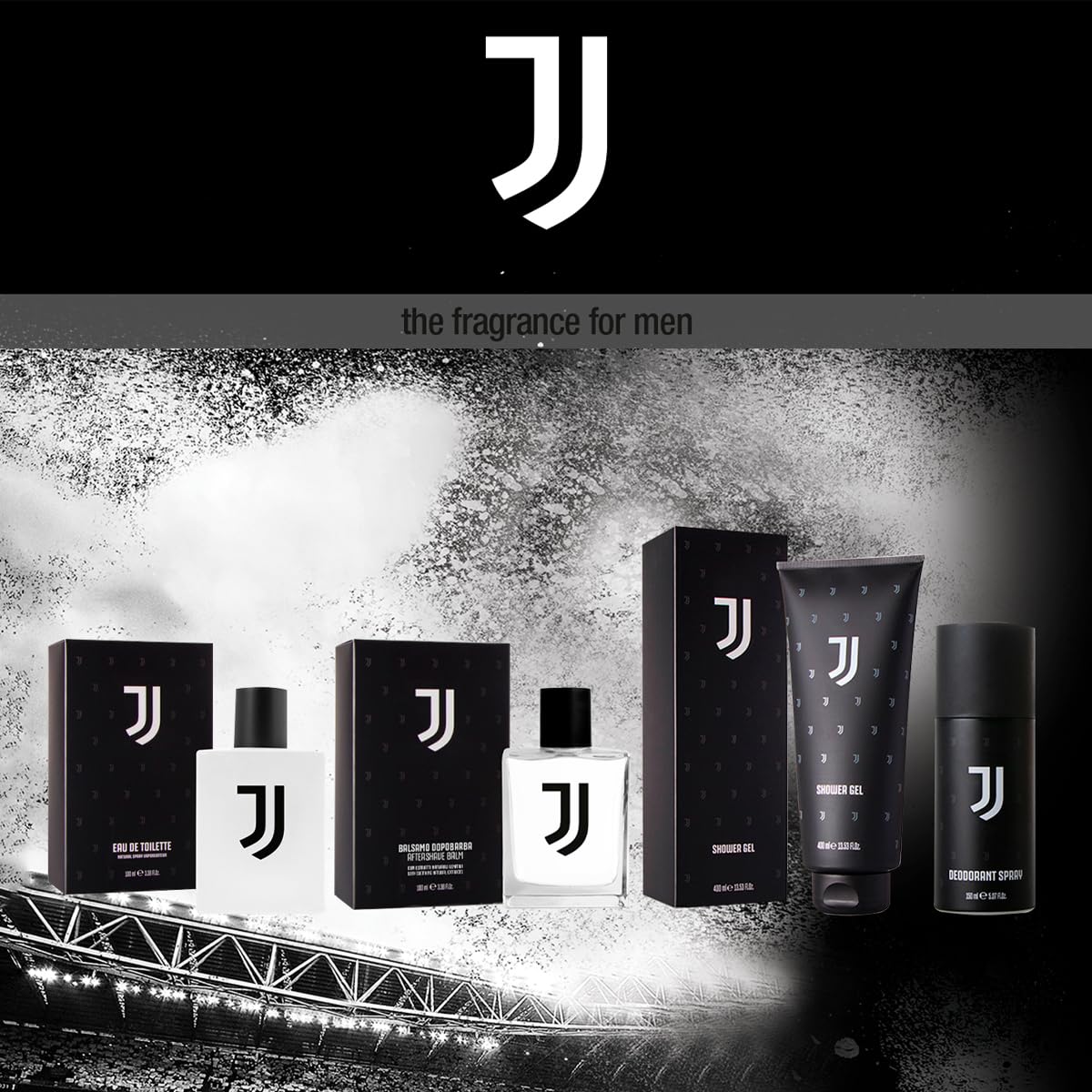 JUVENTUS | Confezione Regalo, Profumo Uomo da 50ml + Deodorante + Pallone con Logo Ufficiale