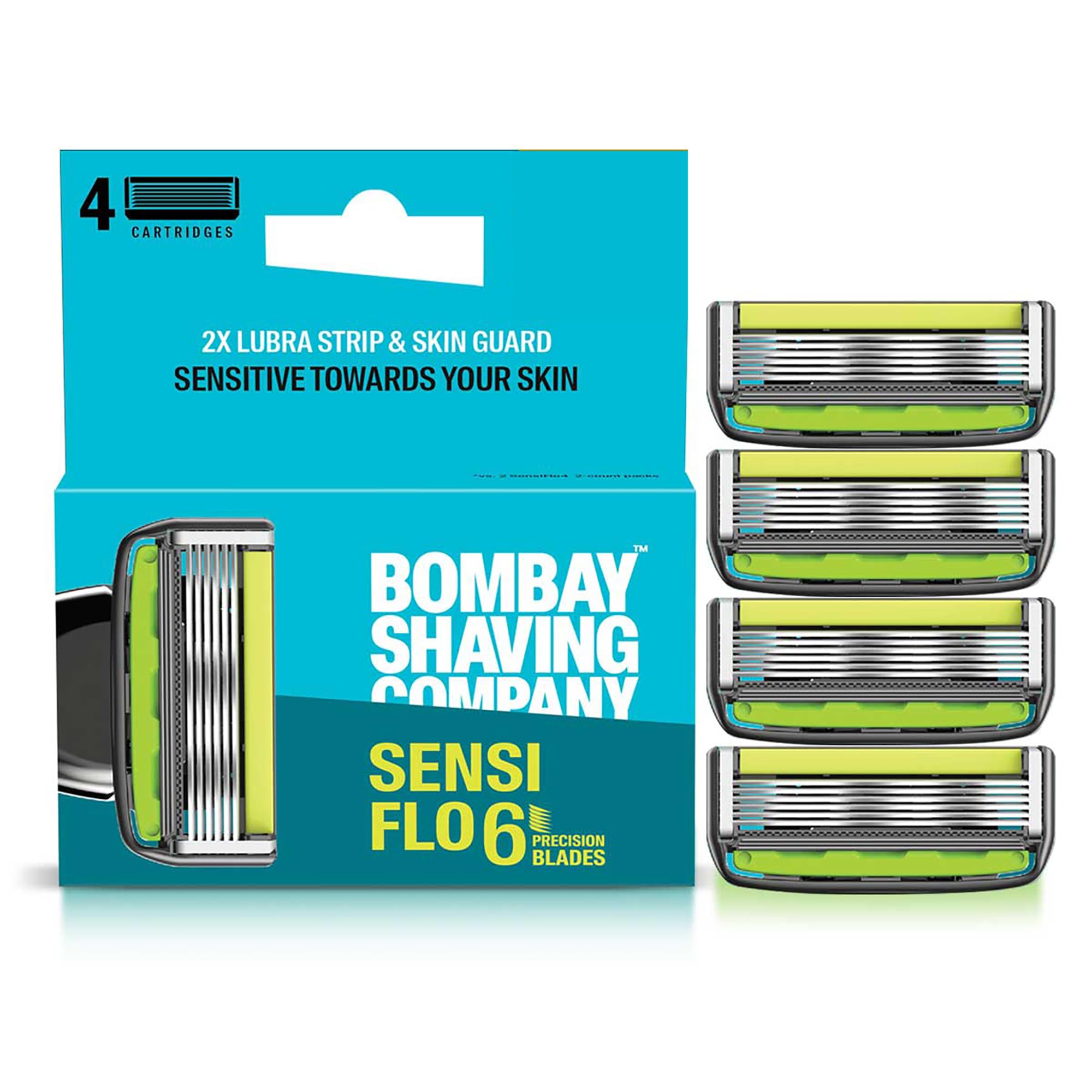 Bombay Shaving Company Sensiflo 6 Razor Cartridge | Pack Of 4 (B0CCSLG419) Amazon Price History, Amazon Price Tracker