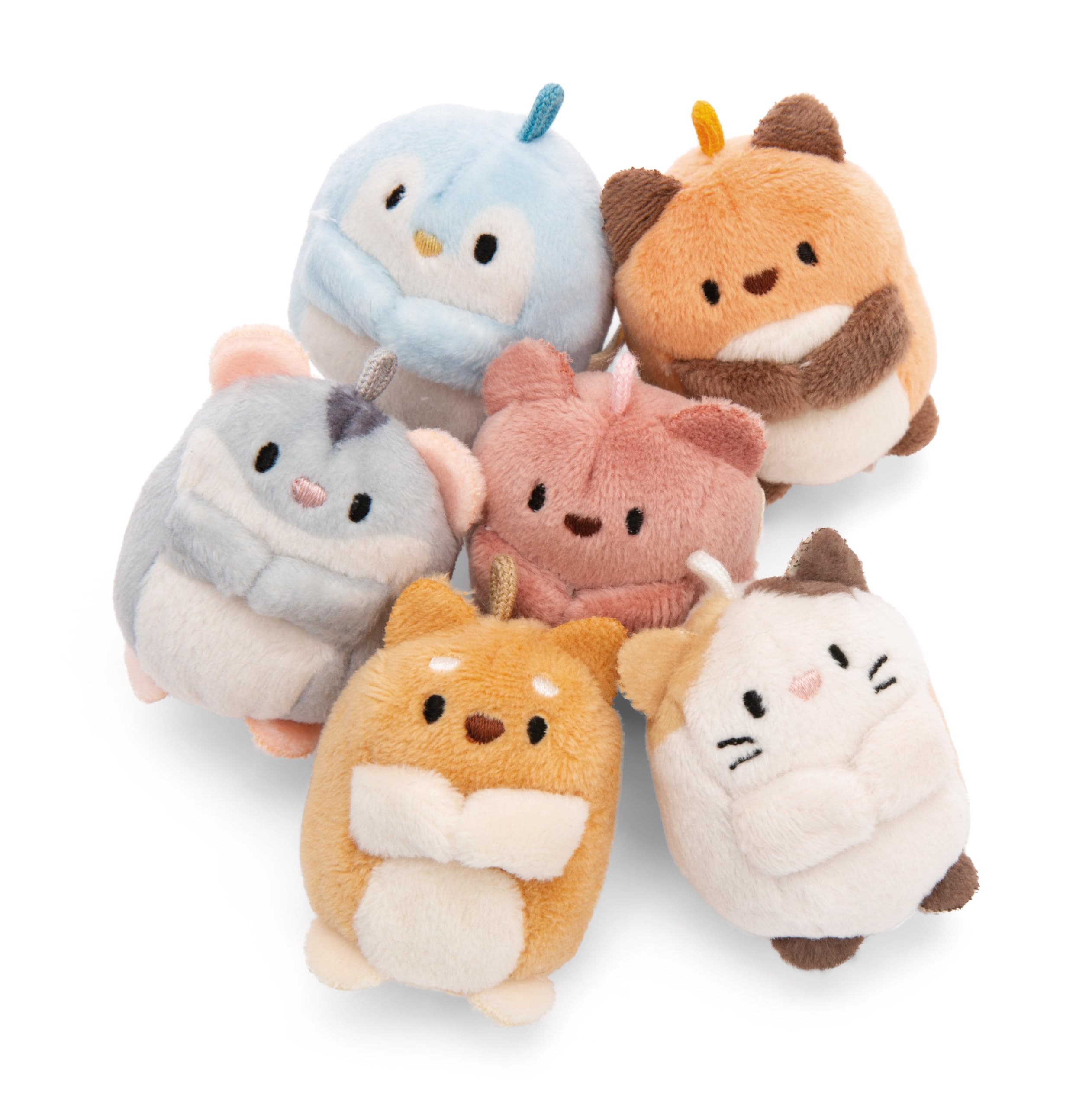 NICI 62373 Knuffelezel Earl, 5 cm, grijs, zacht pluchen dier, schattig knuffeldier om te knuffelen en te spelen, leuk cadeau-idee voor kinderen en volwassenen