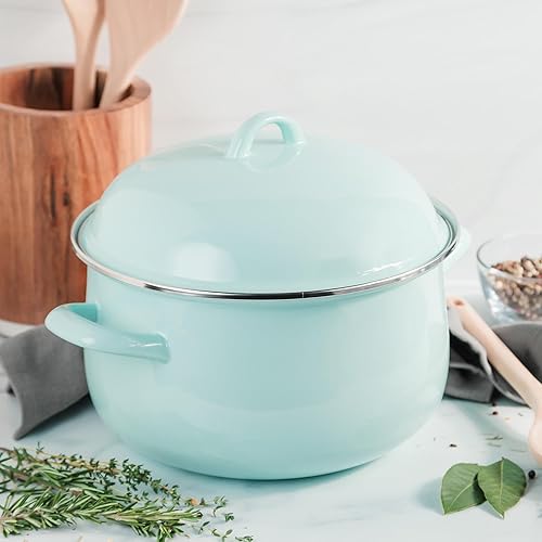 Miniatura 2 de PrepNCook by McSunley - Horno holandés esmaltado de porcelana de 6 cuartos