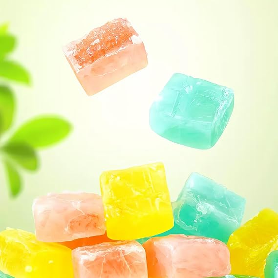 DAMAICHUHAI Crystal Candy,Silky Gem,Amber Candy, Visually Appealing with a Fruity Flavor,Clear, a Perfect Office Snack, 80g/2.8oz.