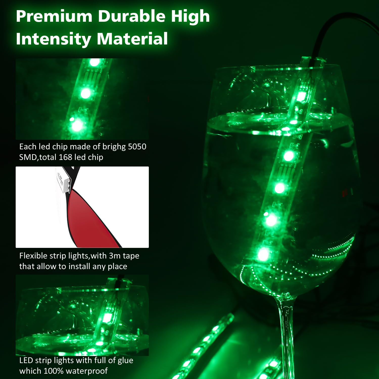 Tira de luces LED para moto