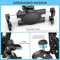 KDD Tablet Tartó Futópadhoz és Szobakerékpárhoz, 360° Forgatható iPad Telefon Állvány Edzőgépekhez, Kompatibilis iPad Pro Mini Air Samsung G 8