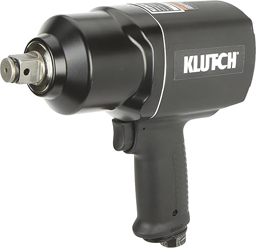 Klutch Llave de impacto neumática accionamiento de 34 pulgadas, 7 CFM, 1,500 pies.-Lbs. Torque