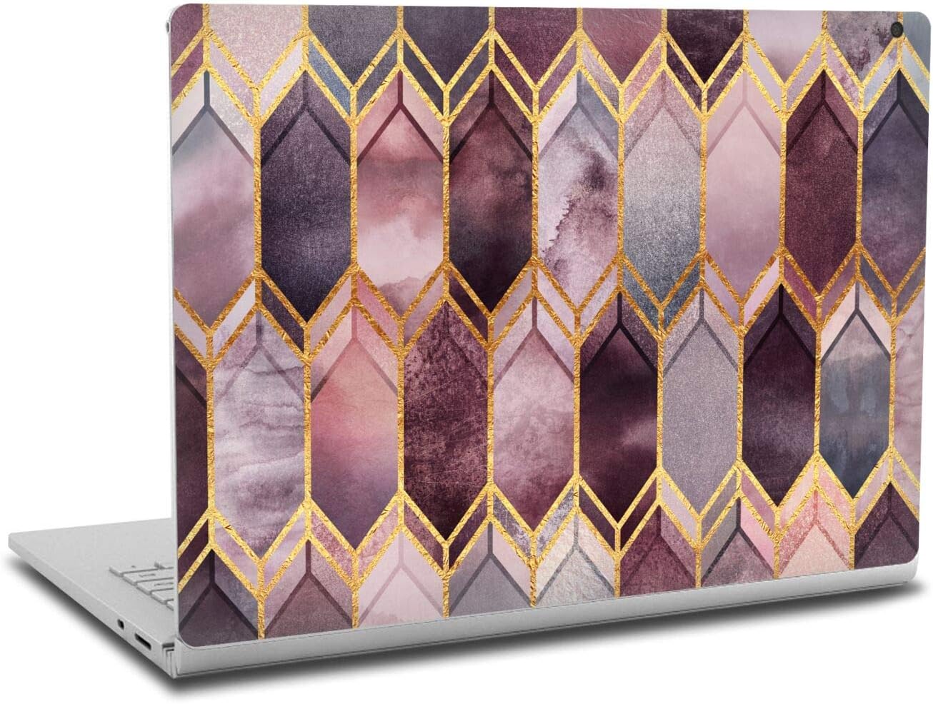 Head Case Designs Officially Licensed Elisabeth Fredriksson Deep Teal Stone Sparkles Vinyl Sticker Skin Decal Cover Compatible with Microsoft Surface Book 2