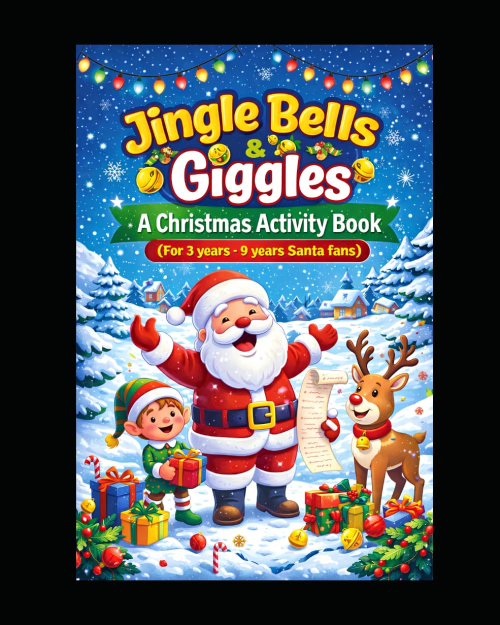 JINGLE BELLS AND GIGGLES: A Joyful Christmas Coloring and Activity Book for Little Kids, A Christmas Coloring, Drawing, and Copying Activity Book for ... Toddlers and Preschoolers, (COLOURFUL LIFE)