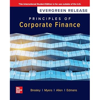 Principles of Corporate Finance 2025 Release ISE Economia e discipline aziendali