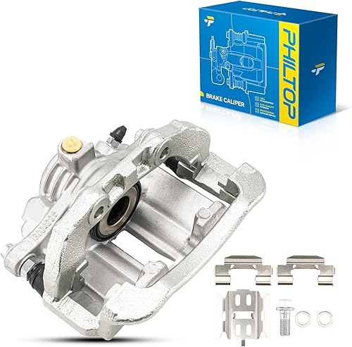 Miniatura 62 de PHILTOP Conjunto de Pinza de Freno de Disco Delantero Compatible con Jeep Wrangler 1990-2006, Jeep Cherokee 1990-2001, Grand Cherokee 1993-1998