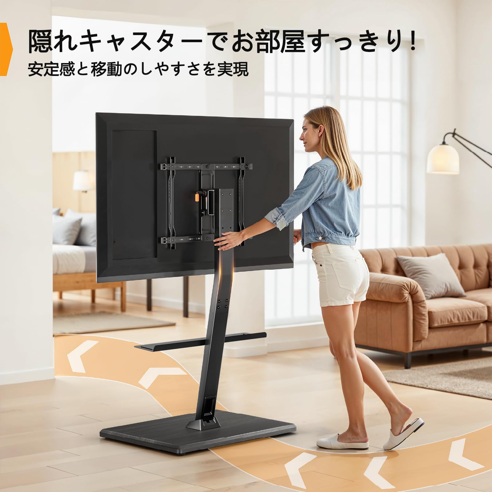 Amazon.co.jp: PERLEGEAR テレビスタンド 30〜70インチ対応 壁寄せ