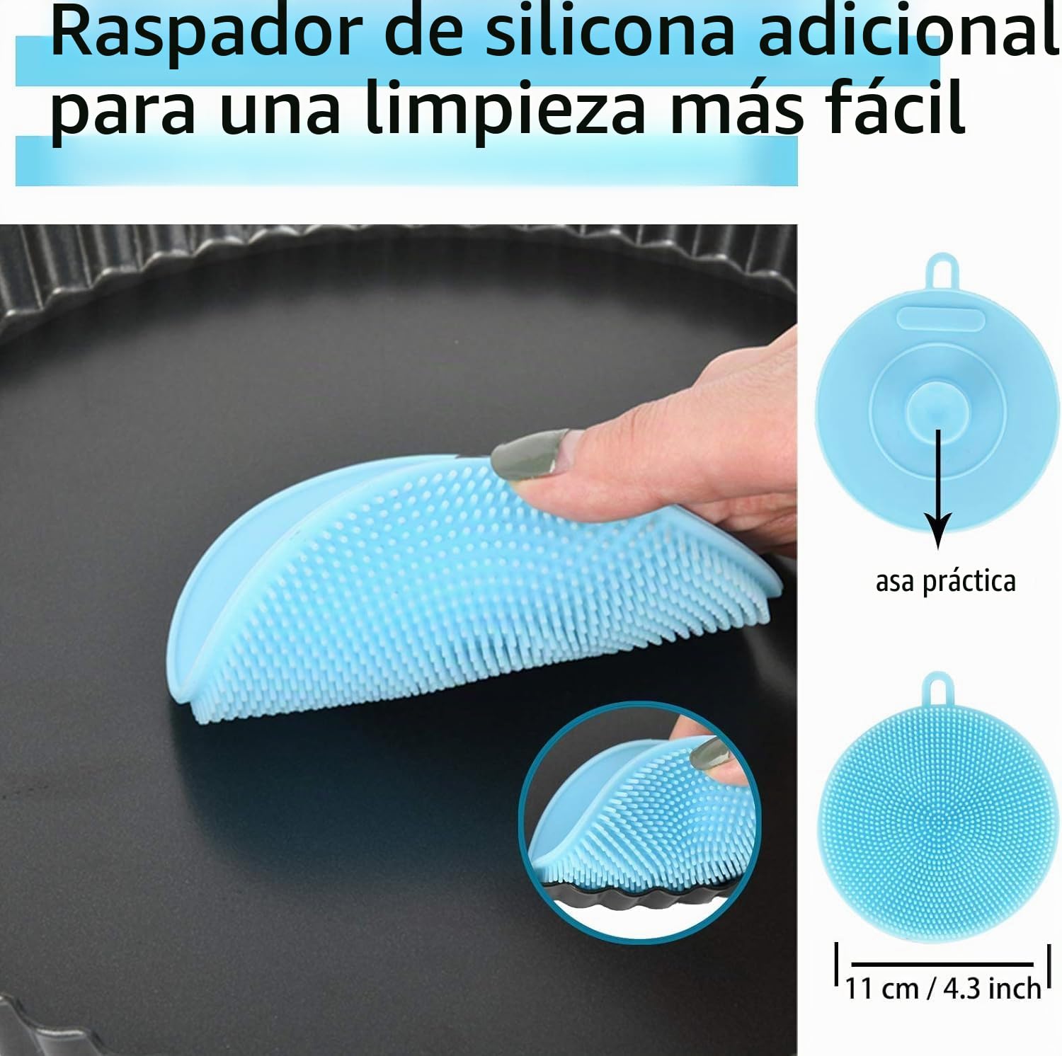 10 Piezas Molde Quiche Desmontable Base, Antiadherentes Molde para Tartaletas 4 inch / 10 cm X 10, Redondo Molde para Quiche Tarta, Acero al Carbono