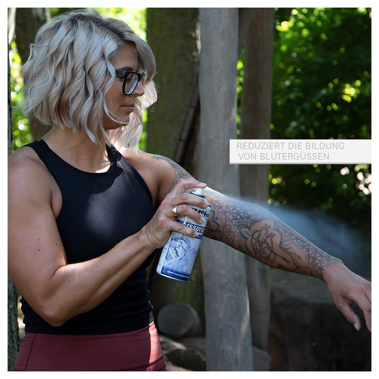Sport-Tec Eisspray, Kältespray, Kühlspray, Erste-Hilfe-Spray bei Sportverletzungen, Schmerzen und Schwellungen 400ml