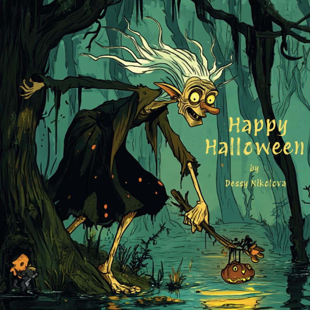 Happy Halloween. A Halloween Coloring Book: A Coloring Book. Spooky Fun for Kids, Parents, and Everyone Who Loves Halloween.