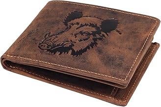 Greenburry Vintage Boar Leather Wallet 12cm, brown, Vintage