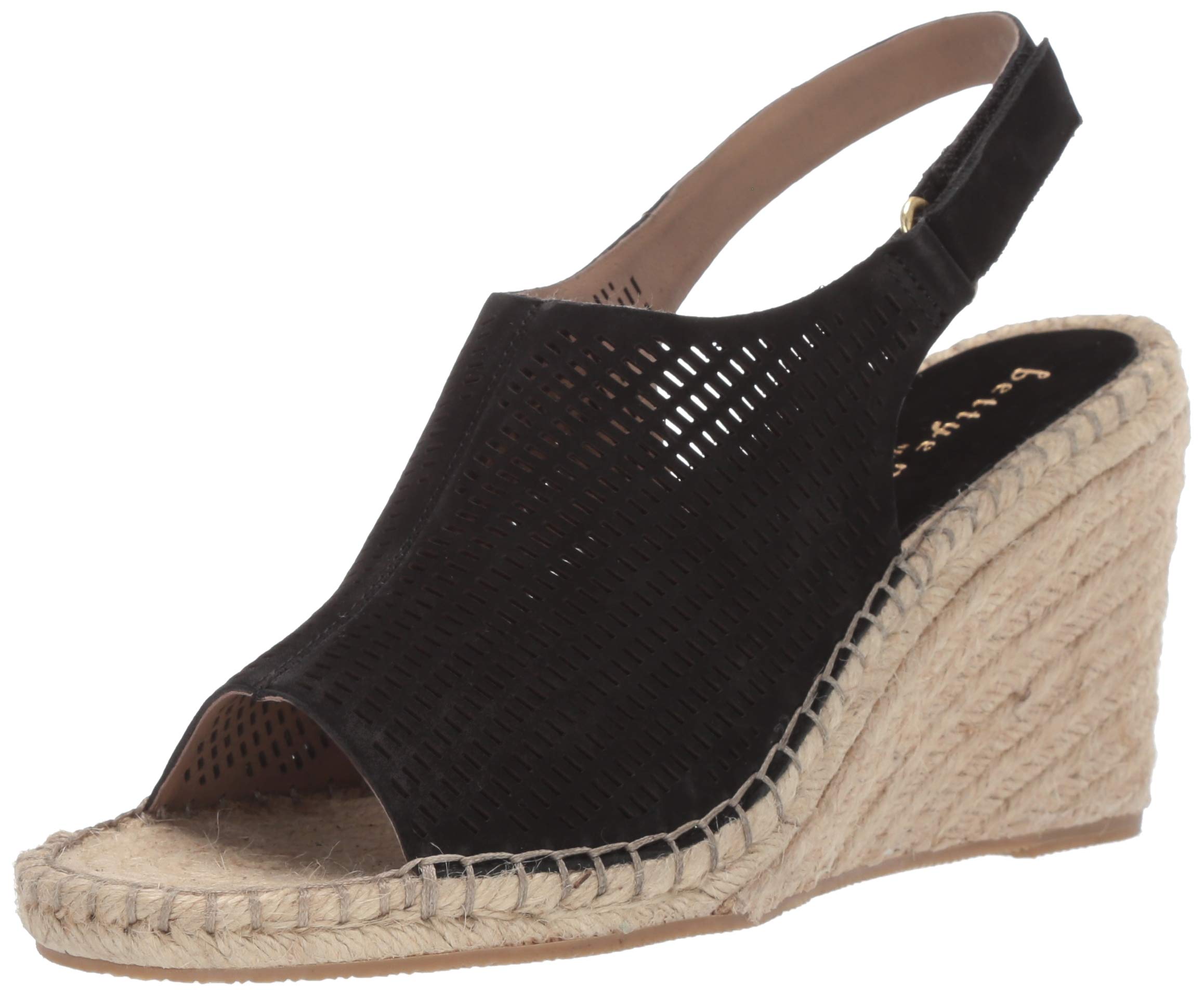 Amazon.com | Bettye Muller Vicente Espadrille Wedge Sandal, Black, 7.5  Medium US | Platforms \u0026 Wedges