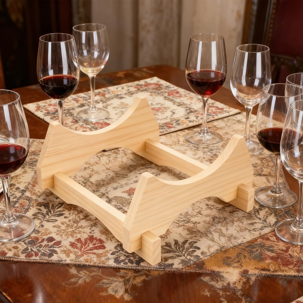 Ciieeo Soporte De Madera para Barril De Roble 5 litros Elevador Estable para Dispensador De Bebidas Cubos De Cerveza Jarras De Vino Base Rústica para Cocina Y Hogar