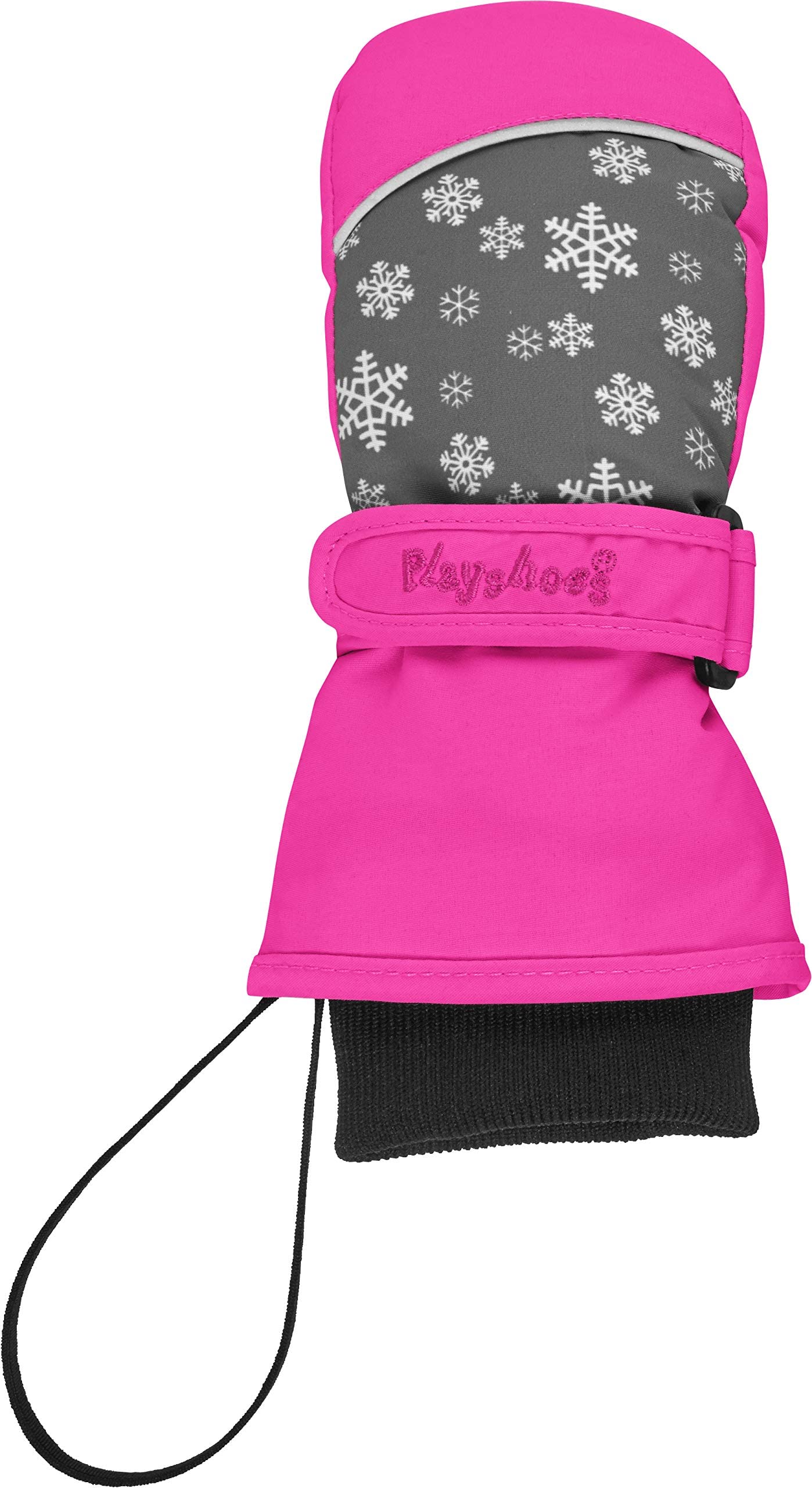 Playshoes Unisex dziecięce rękawiczki ciepłe zimowe z zapięciem na rzepy
