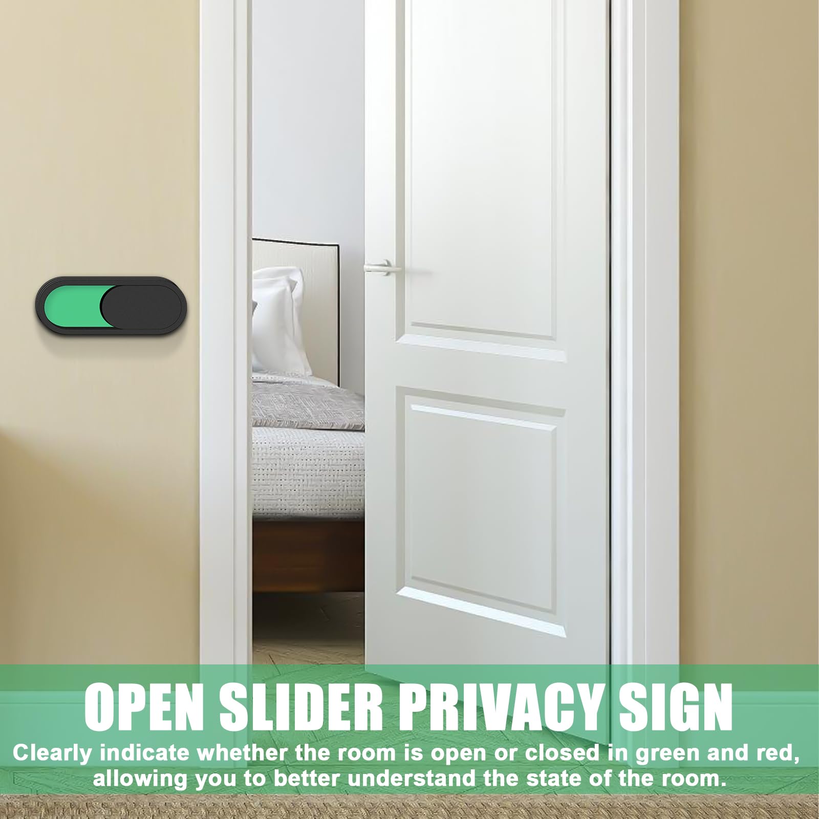 Relaxdays Panneau Occupé/libre Pour Toilettes, Lot De 10, à Suspendre, Pour Salle De Bain Et Bureau Feutre Rouge Vert 90806033