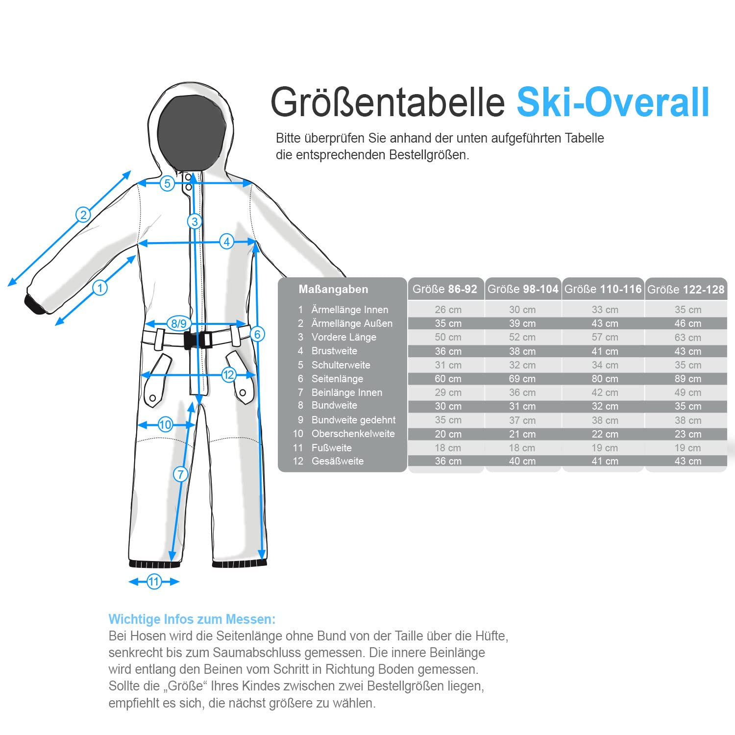 Killtec Kinder Skioverall wasserdicht 10.000 mm Wassersäule - winddicht, atmungsaktiv, warm - Knie, Po und Bein verstärkt