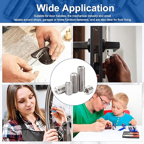 Miniatura 7 de MroMax Juego de 50 tornillos planos M3 x 0.157in de acero inoxidable 304 interno hexagonal Allen cabeza de accionamiento de cabeza de vaso de acero