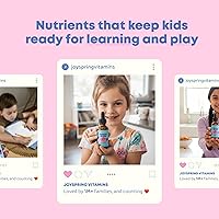 Vista 4 de JoySpring Genius Drops Smartberry Vanilla Apoyo de enfoque a base de hierbas para niños con Ginkgo Biloba, Raíz de Regaliz, Extracto de Gotu Kola