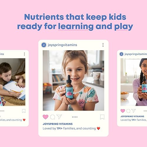 Miniatura 4 de JoySpring Genius Drops Smartberry Vanilla Apoyo de enfoque a base de hierbas para niños con Ginkgo Biloba, Raíz de Regaliz, Extracto de Gotu Kola