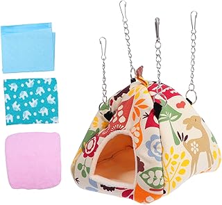 Ipetboom Ninho De Hamster De Cobaia Ninho Quente Para Animais De Estimação Ninho Quente Chinchila Habitat De Hamster Ninho Quente Ninho De Porquinhos Da Índia Ninho De Hamster Pendurado