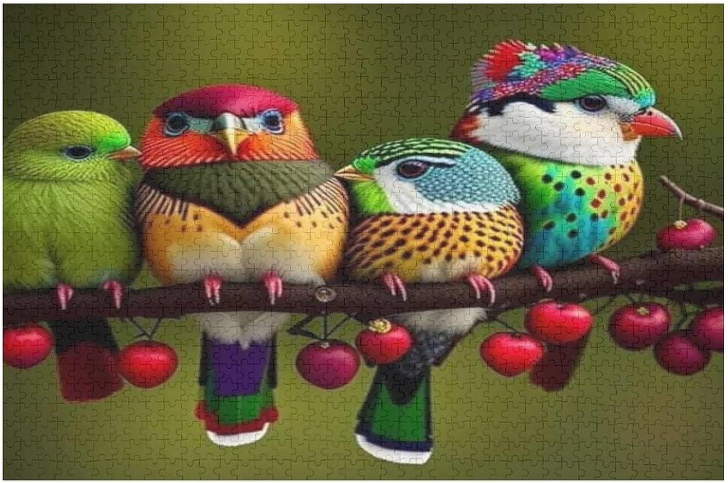 1000 Piece Jigsaw Puzzle Game Birdie Jigsaw Puzzles for Adults And Kids, Woodenboard Puzzles Home Decoration （75×50cm）