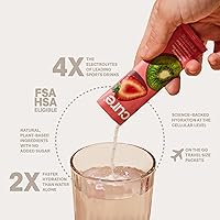 Vista 3 de Cure Hydration Mezcla de bebida con electrolitos a base de plantas Sin azúcar añadida FSA-HSA Polvo de alivio de la deshidratación fabricado
