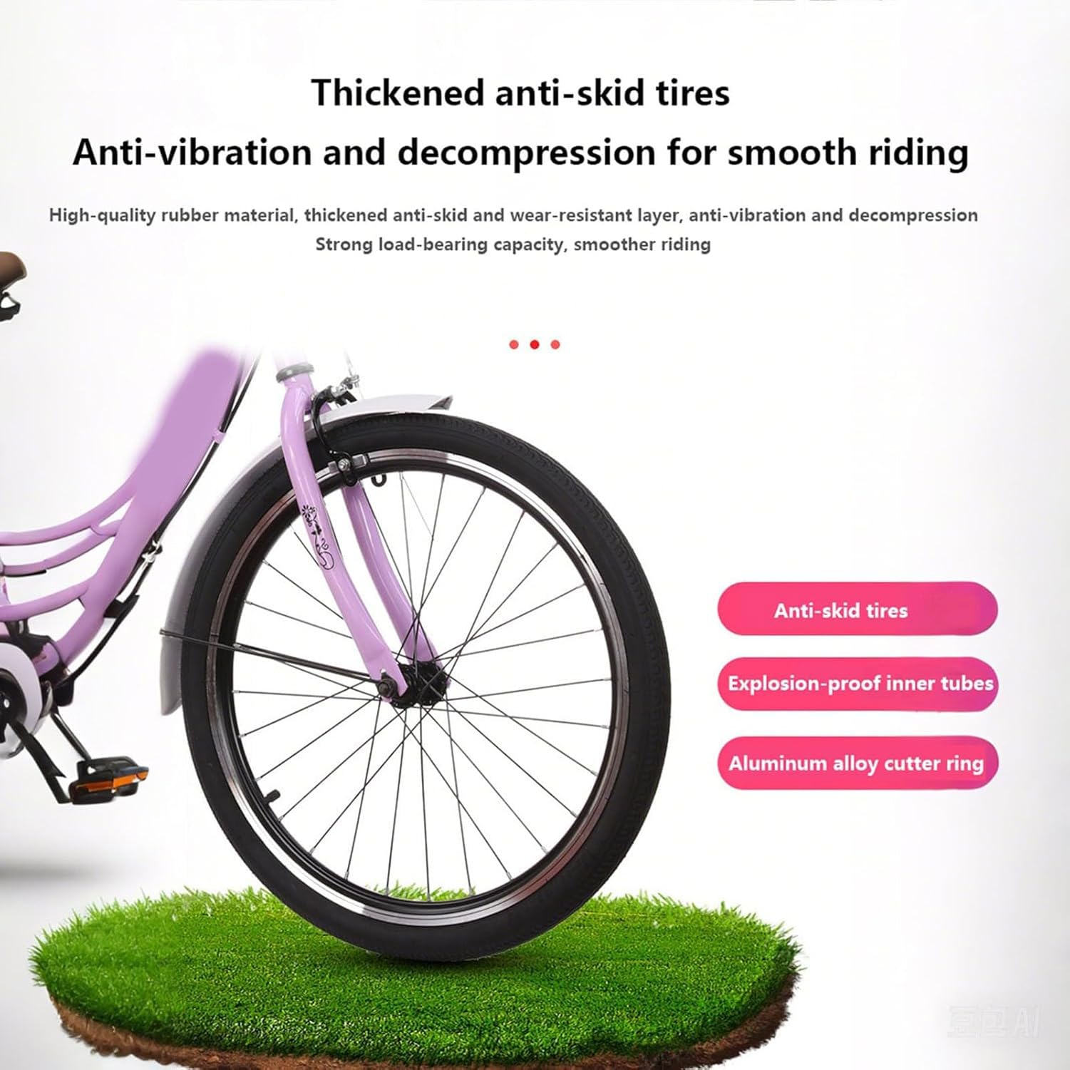 Faltrad, Leichtes Klapprad aus hochkohlenstoffreichem Stahl Höhenverstellbar, 7 Gänge, Premium Retro Mountainbike für Frauen Erwachsene Männer (Schwarz, 20 In)