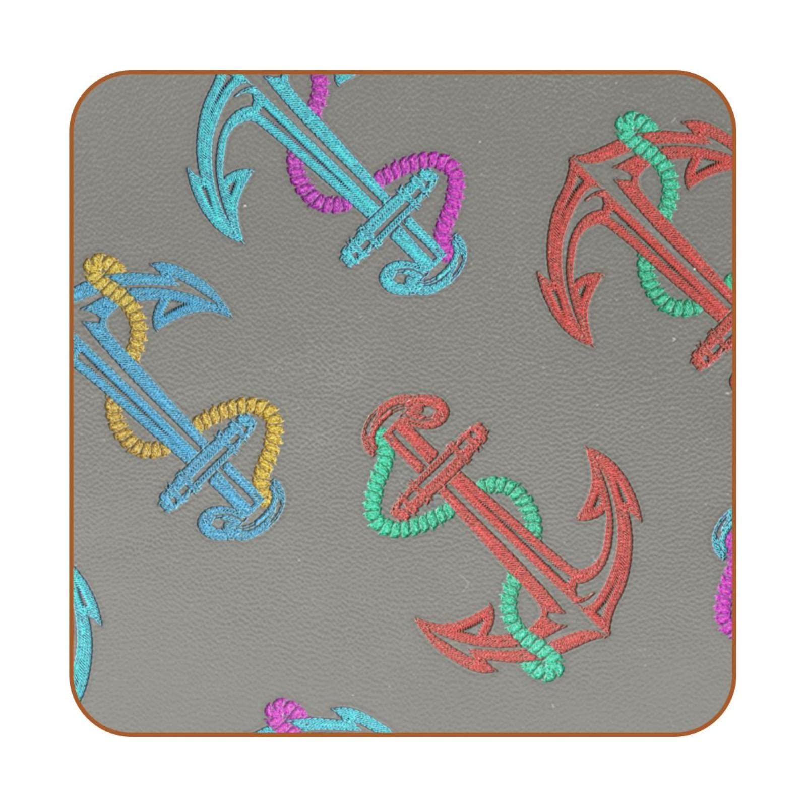 Dessous de verre ancre antidérapants pour éviter les taches et les verres qui glissent