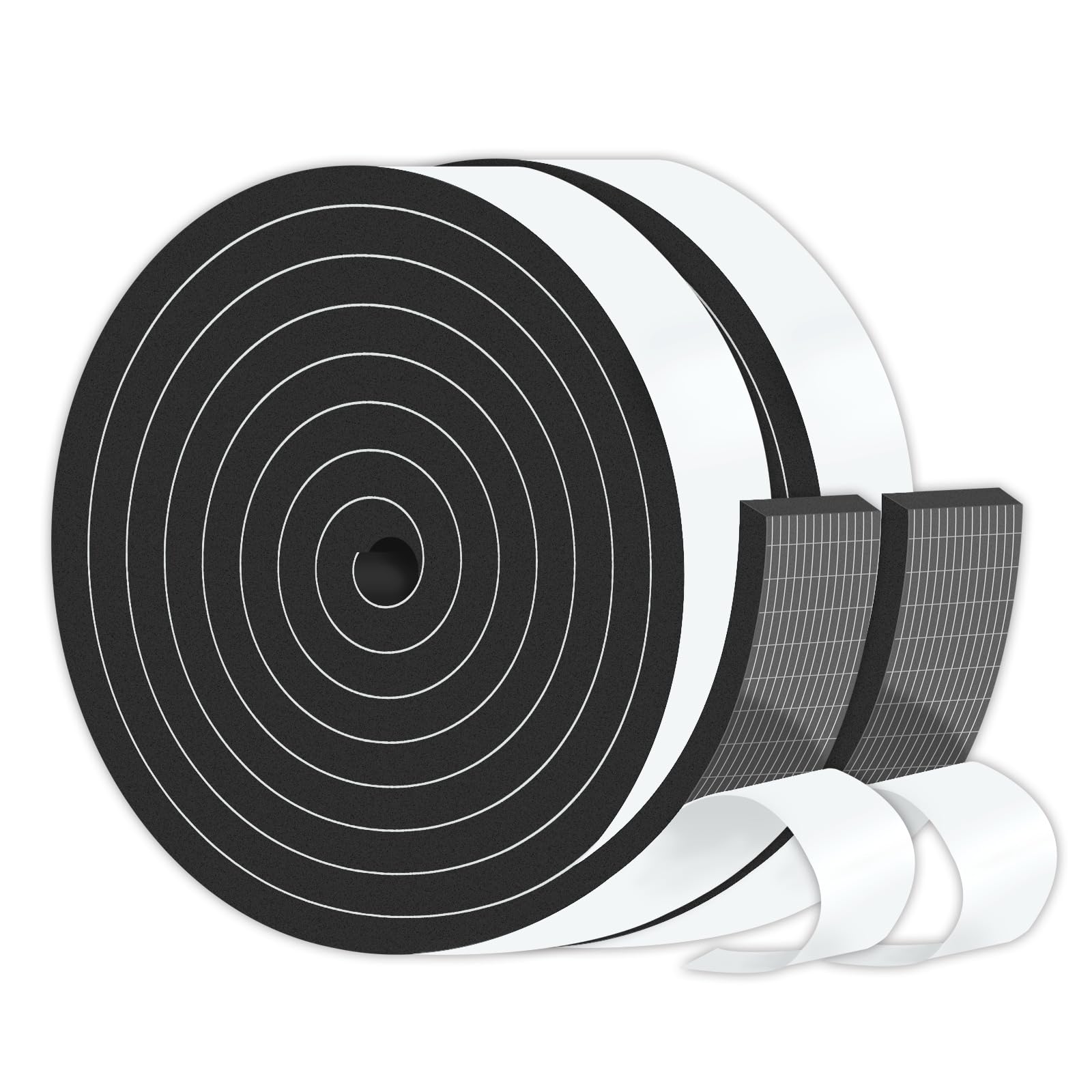 Weather Stripping Door Seal Strip for Doors,3/4 in x 1/4 in x 13Ft