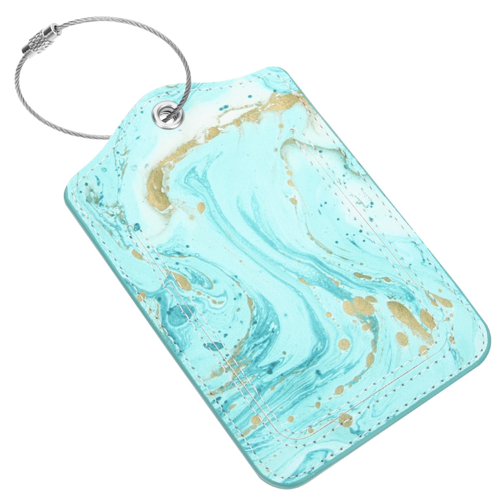 LIFKOME 4 Etichette Identificative Per Bagagli Da Viaggio Personalizzate E Luminose in Pu Etichette Identificative Per Valigie
