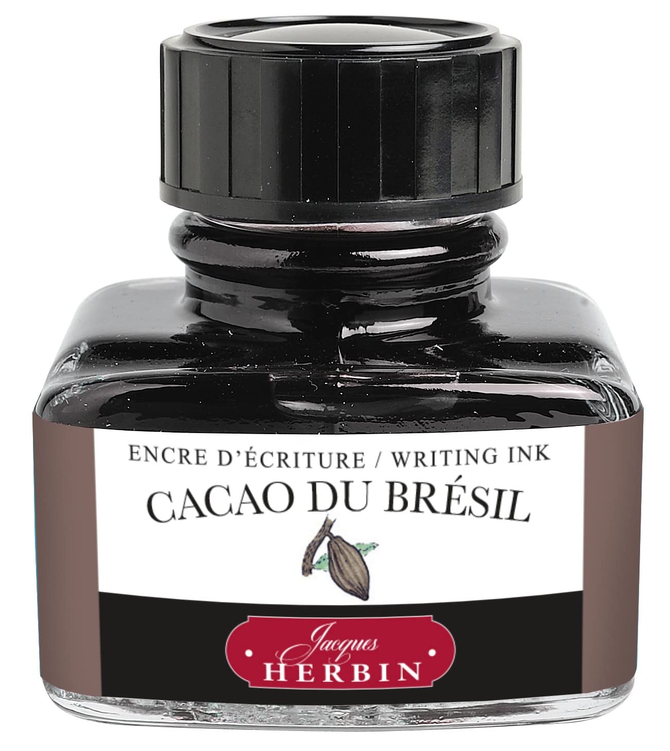 Herbin Fountain Pen Ink - 30ml Bottled - Cacao du Bresil