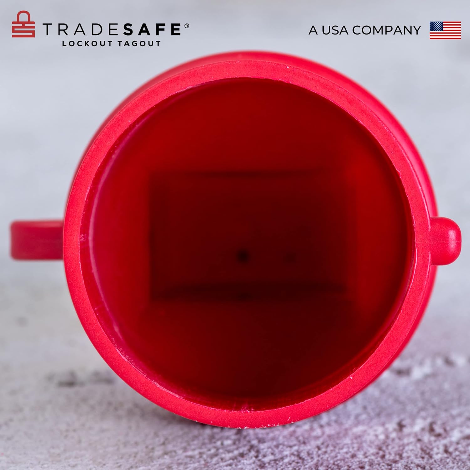 TRADESAFE Pin and Sleeve Socket Lockout Device - Electrical Lockout Tagout for Pin and Sleeve Receptacles, 1¹⁄₂" Diameter, LOTO Device for Lock Out Tag Out Procedures