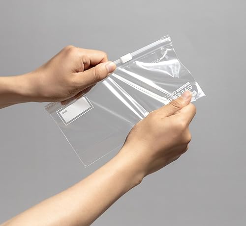 Miniatura 5 de Bolsas de almacenamiento deslizantes para aperitivos, 80 unidades, con parte inferior expandible, cero BPA, aptas para microondas (2 cajas de 40)