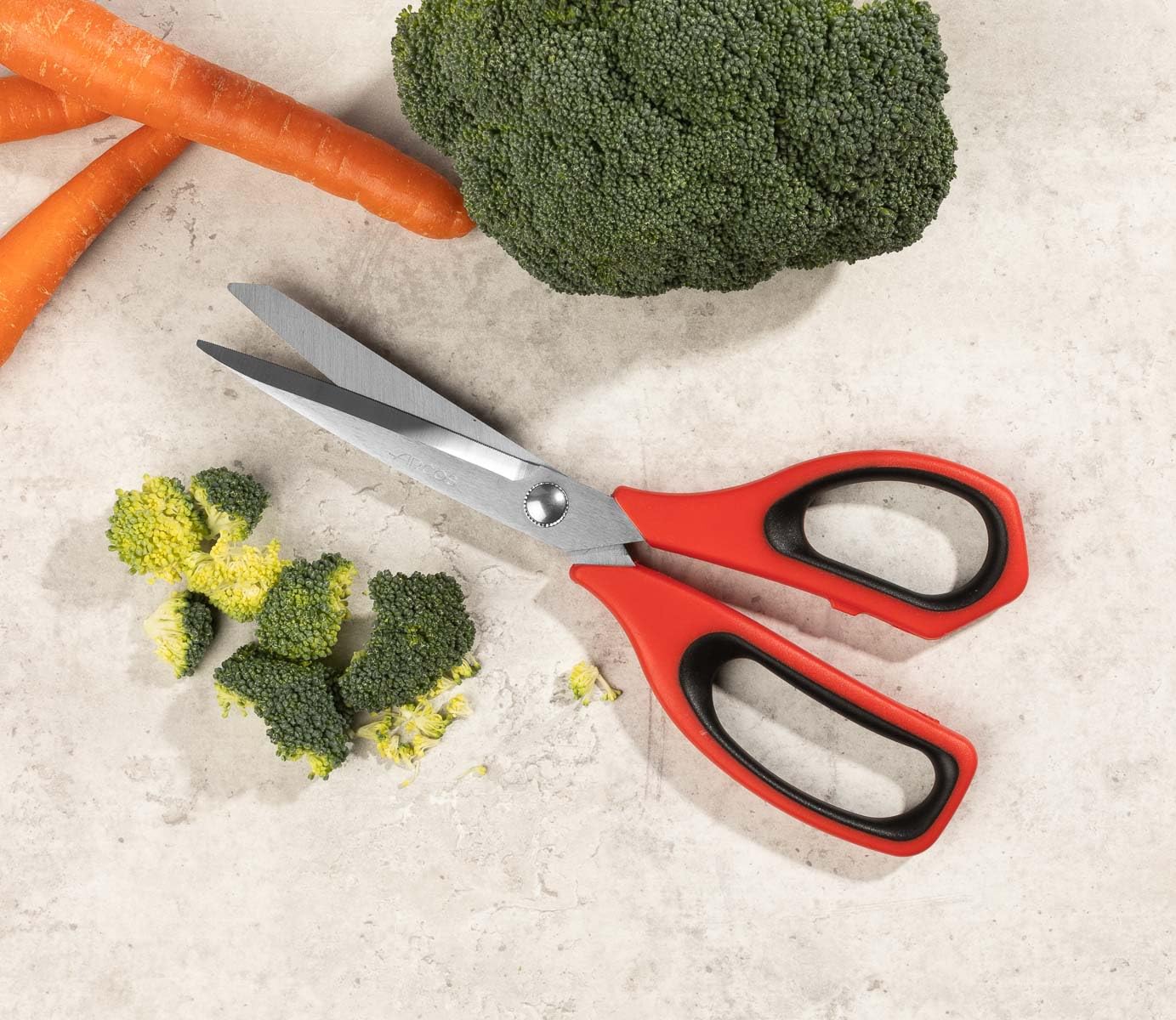 Forbici Da Cucina Professionali ARCOS Prochef In Acciaio Inox - Lama 240 Mm, Manico Giallo/Nero, Per Carne, Ossa E Pollame - 3