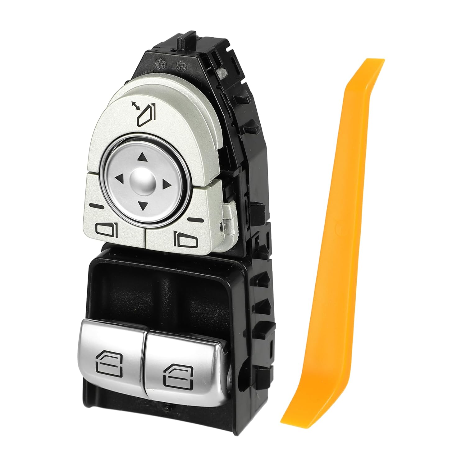 Power Window Switch No.A2059050302 with Tool Window Control Switch for Mercedes-Benz Vito W447 2015-2018 Plastic Black
