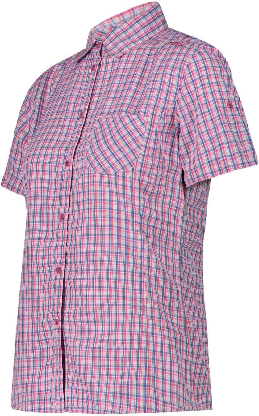 Back view of CMP Women's Short Sleeve Polo Shirt