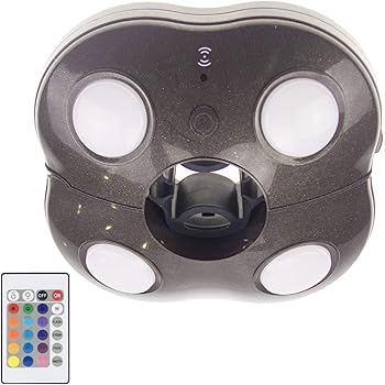 Amir Upgraded Patio Umbrella Light Cordless 20 Led Outer 8 Led Inter Night Lights 12 000 Lux Umbrella Led Light Battery Operated Umbrella Pole Light For Umbrellas Camping Tents Or Outdoor Use Amazon Com